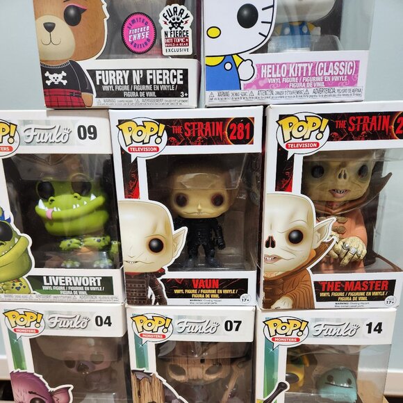 Funko Pop Figures Set Of Eight - 4 Monsters, 2 Television, 1 Furry N Fierce... - Picture 4 of 5